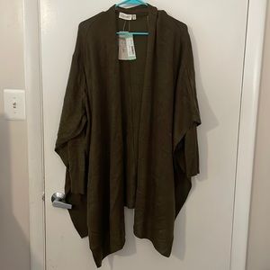 NEW Brown Poncho Cardigan